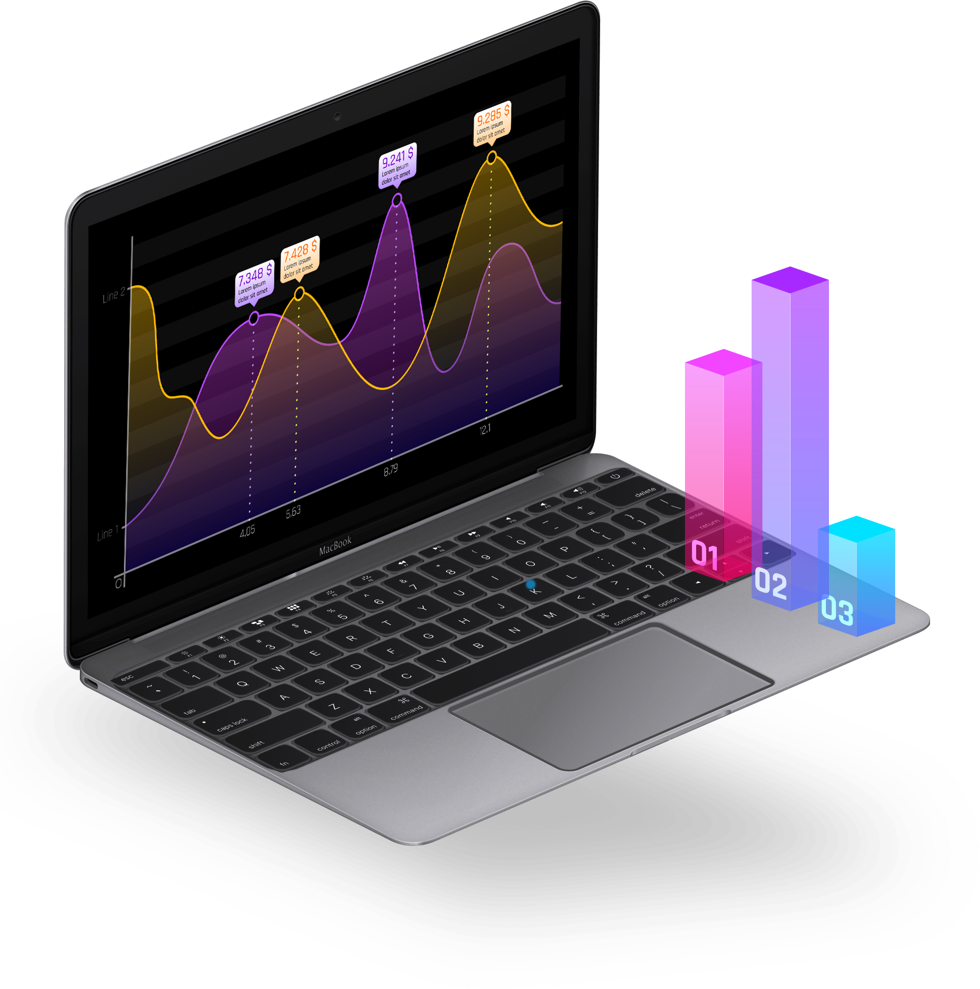 Search Engine Marketing image showing increased traffic to a wesbite