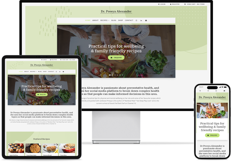 Example of a website built by Havealook