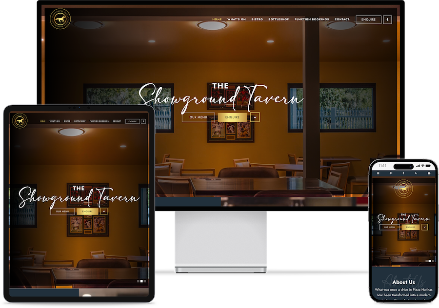 Mobile-friendly services website designed in Melbourne