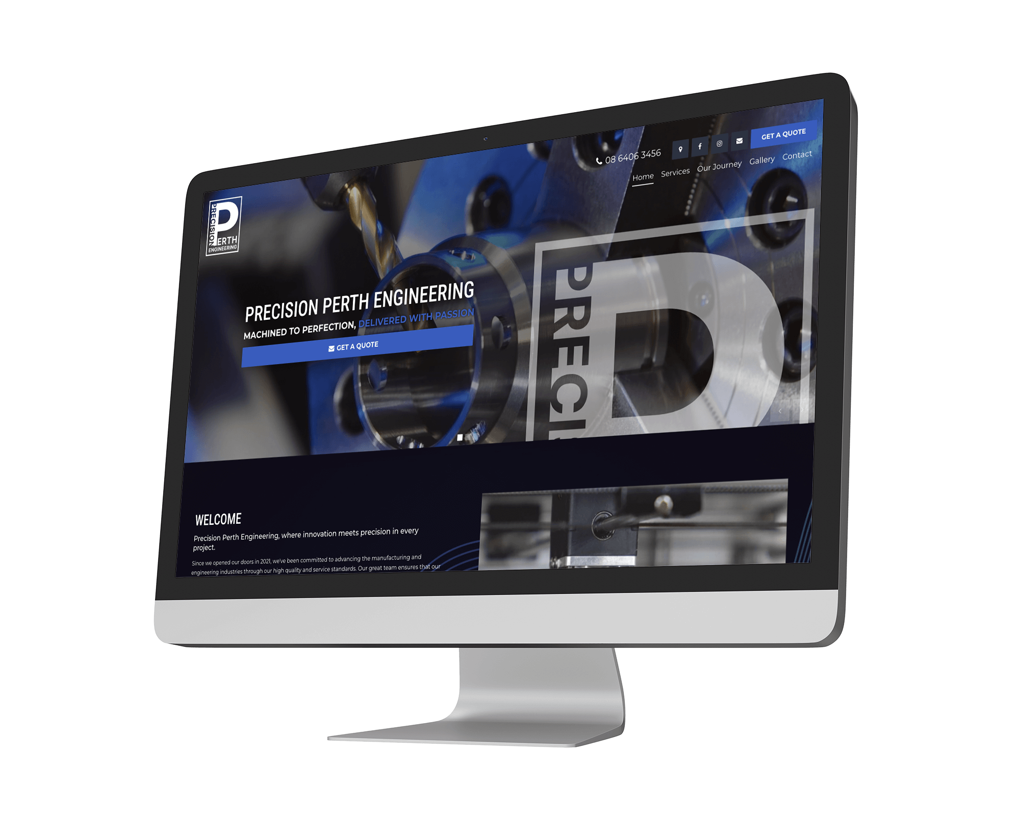 Perth website design for Perth Engineering