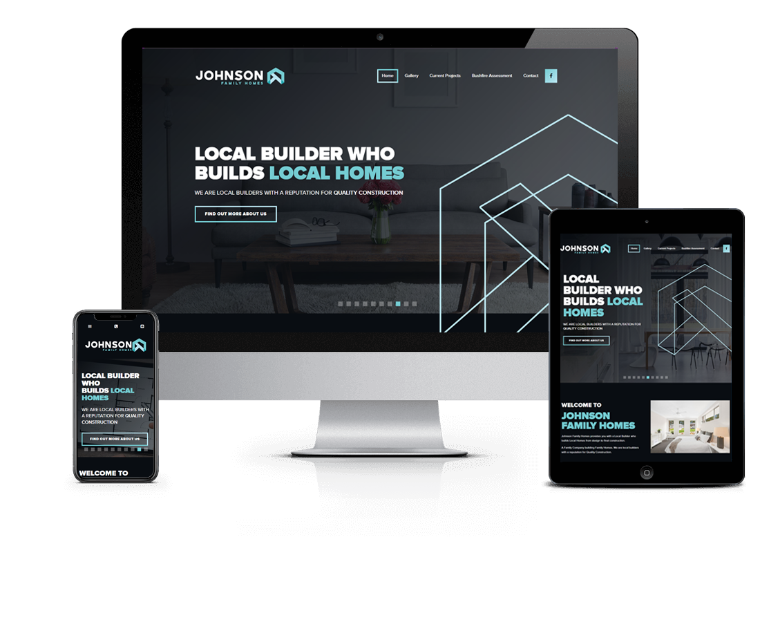 Website Example - Johnson Family Homes