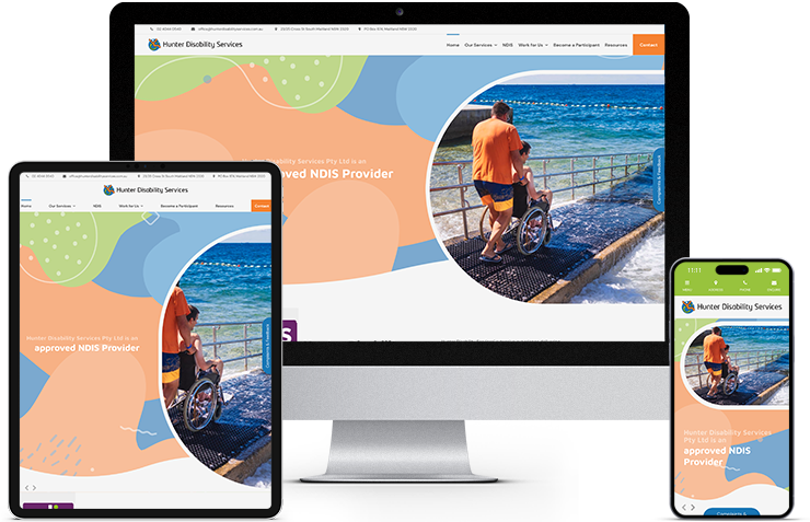 Website Devices showing Hunter Disability