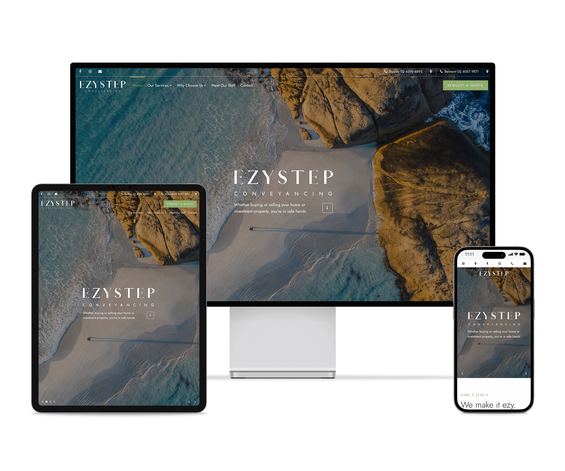 Recent Havealook Website Build Ezy Step Conveyancing