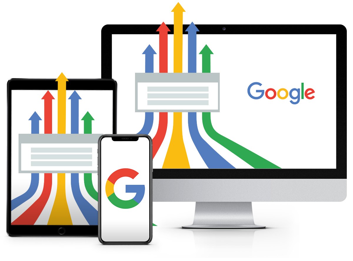 SEO Computers showing ranking increase